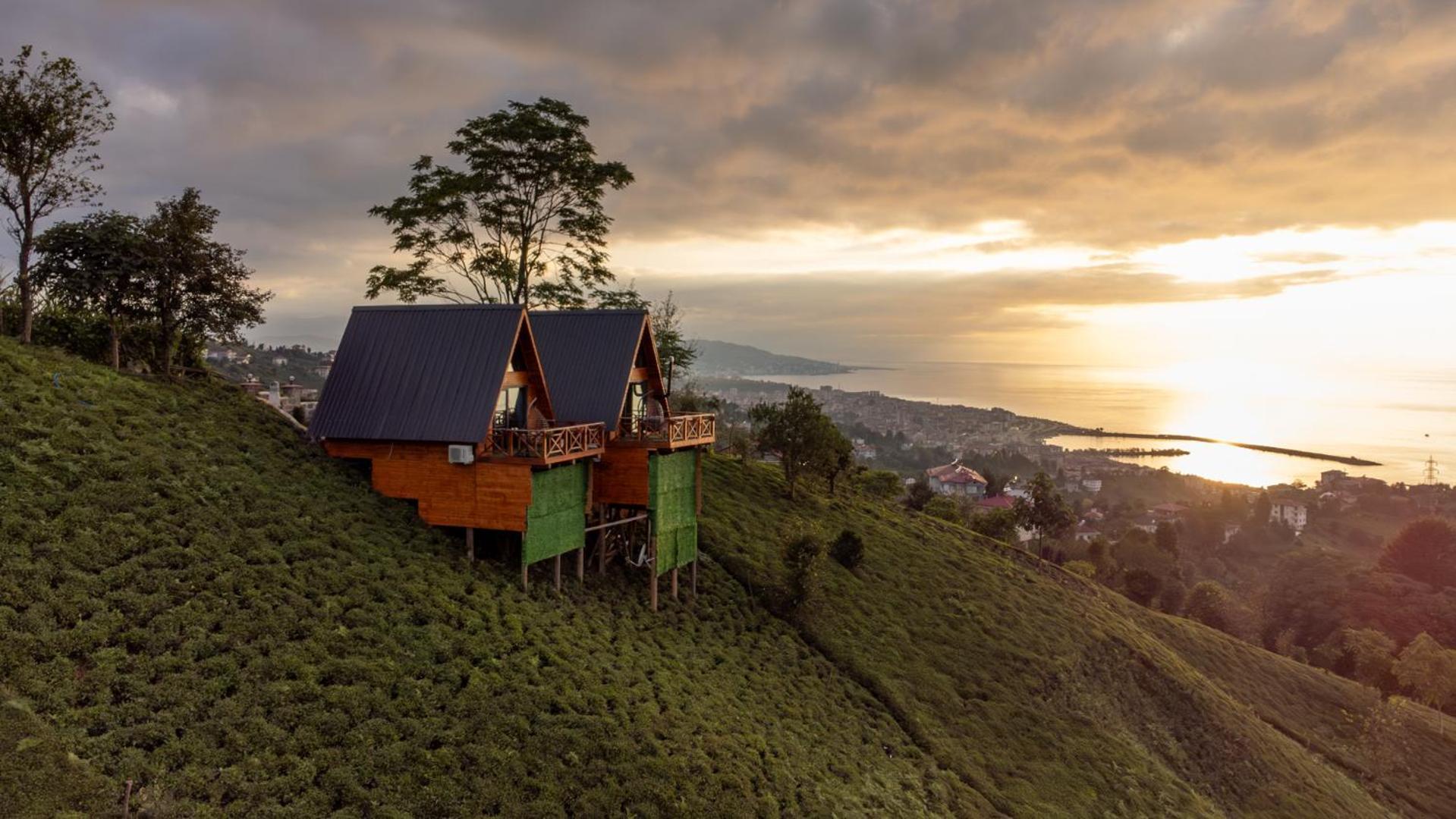 Aytepe Bungalov Hotel Ardesen ภายนอก รูปภาพ